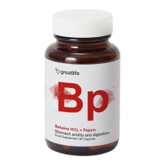 Betaine HCL + Pepsin (Saltsyra-stöd)