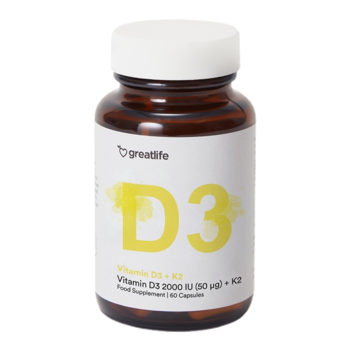Vitamin D3 2000 IU + K2 MK7