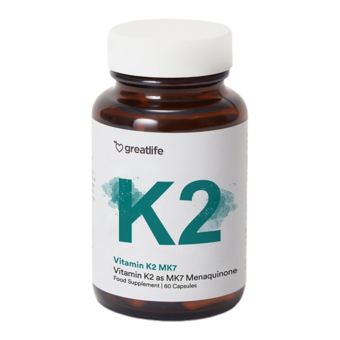 Greatlife Vitamin K2 MK7, 60 kapslar