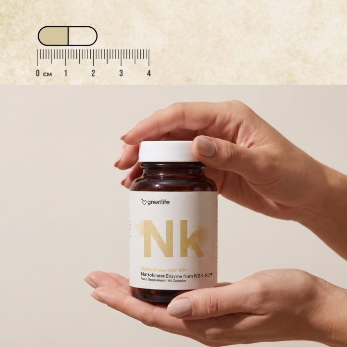 Greatlife Nattokinase NSK-SD® 60 kapslar