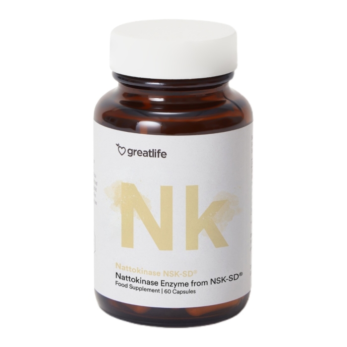 Greatlife Nattokinase NSK-SD® 60 kapslar