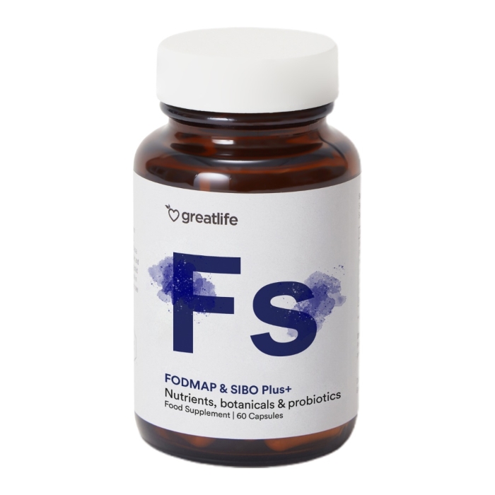Greatlife FODMAP & SIBO Plus+ 60 kapslar