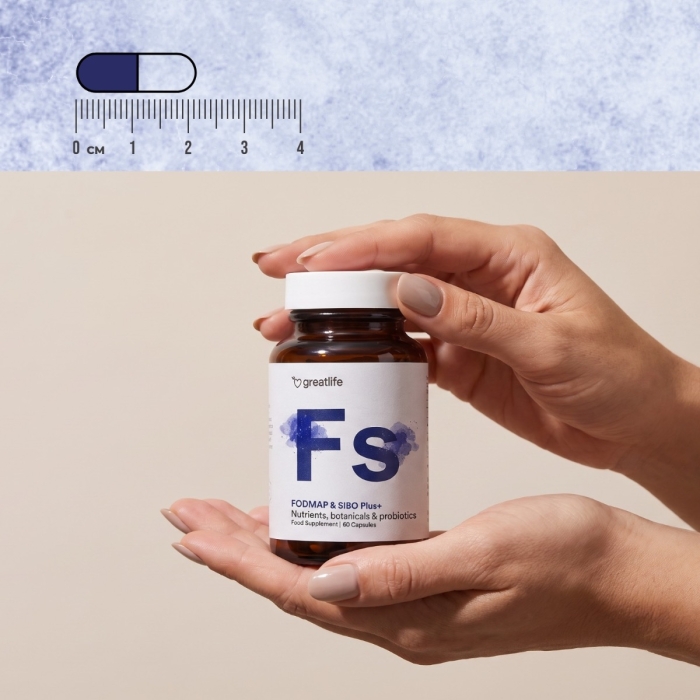Greatlife FODMAP & SIBO Plus+ 60 kapslar