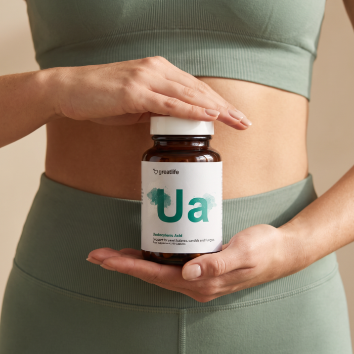 Undecylenic Acid – Undecylensyra (250 mg/cap)