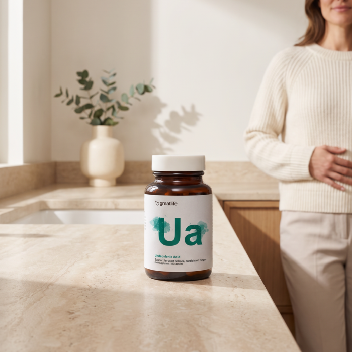 Undecylenic Acid – Undecylensyra (250 mg/cap)