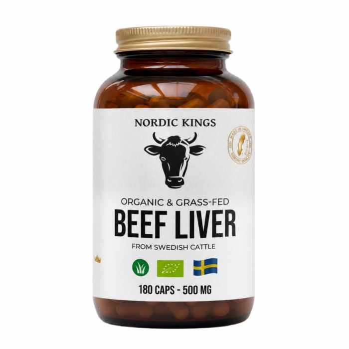 Nordic Kings Gräsbetad Nötlever – EKO 180 kapslar