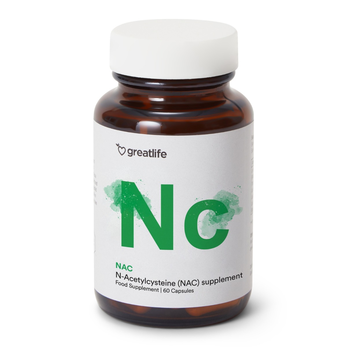 Greatlife NAC (N-Acetylcysteine) 60 kapslar