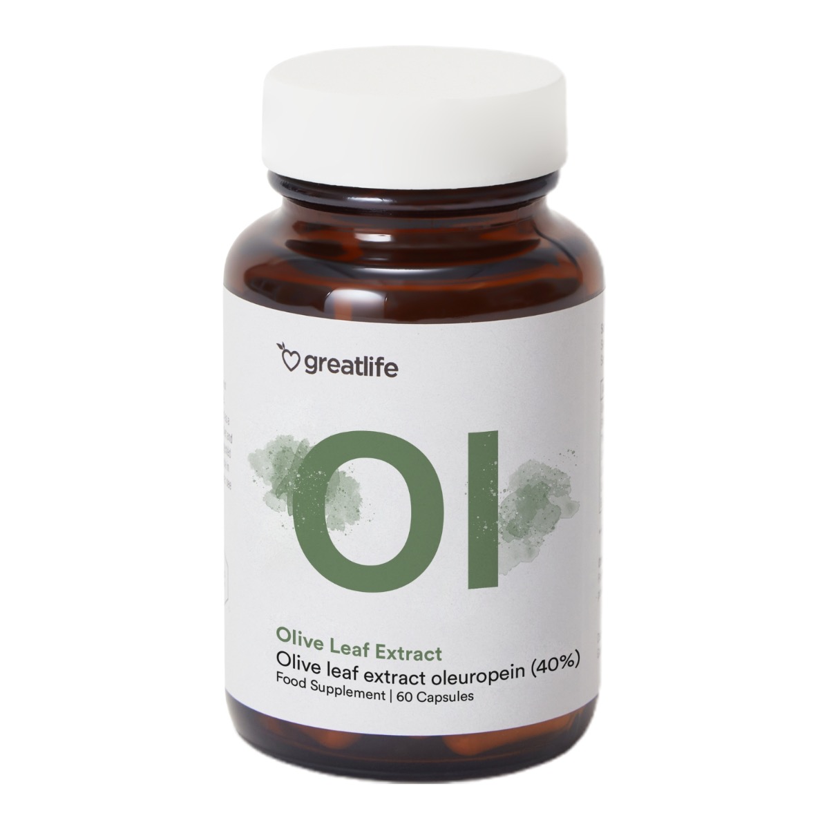 Greatlife Olivbladsextrakt – Olive Leaf Extract 60 kapslar
