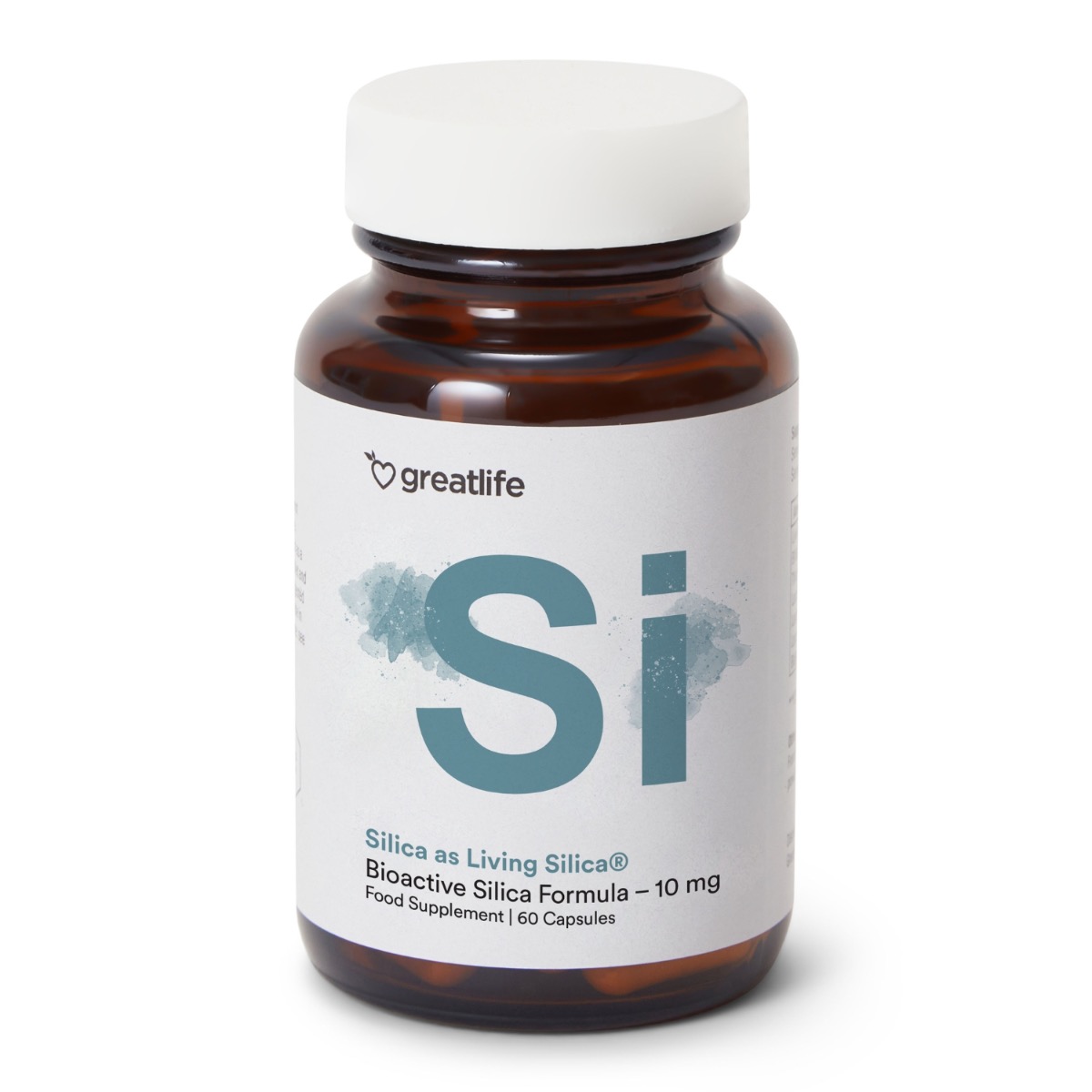 Greatlife Living Silica™ – Kisel för kollagen 60 kapslar