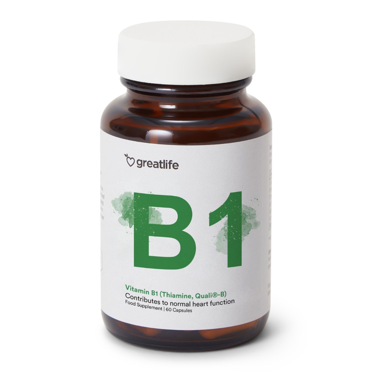 Greatlife Vitamin B1 (Thiamine, Quali®-B) 60 kapslar