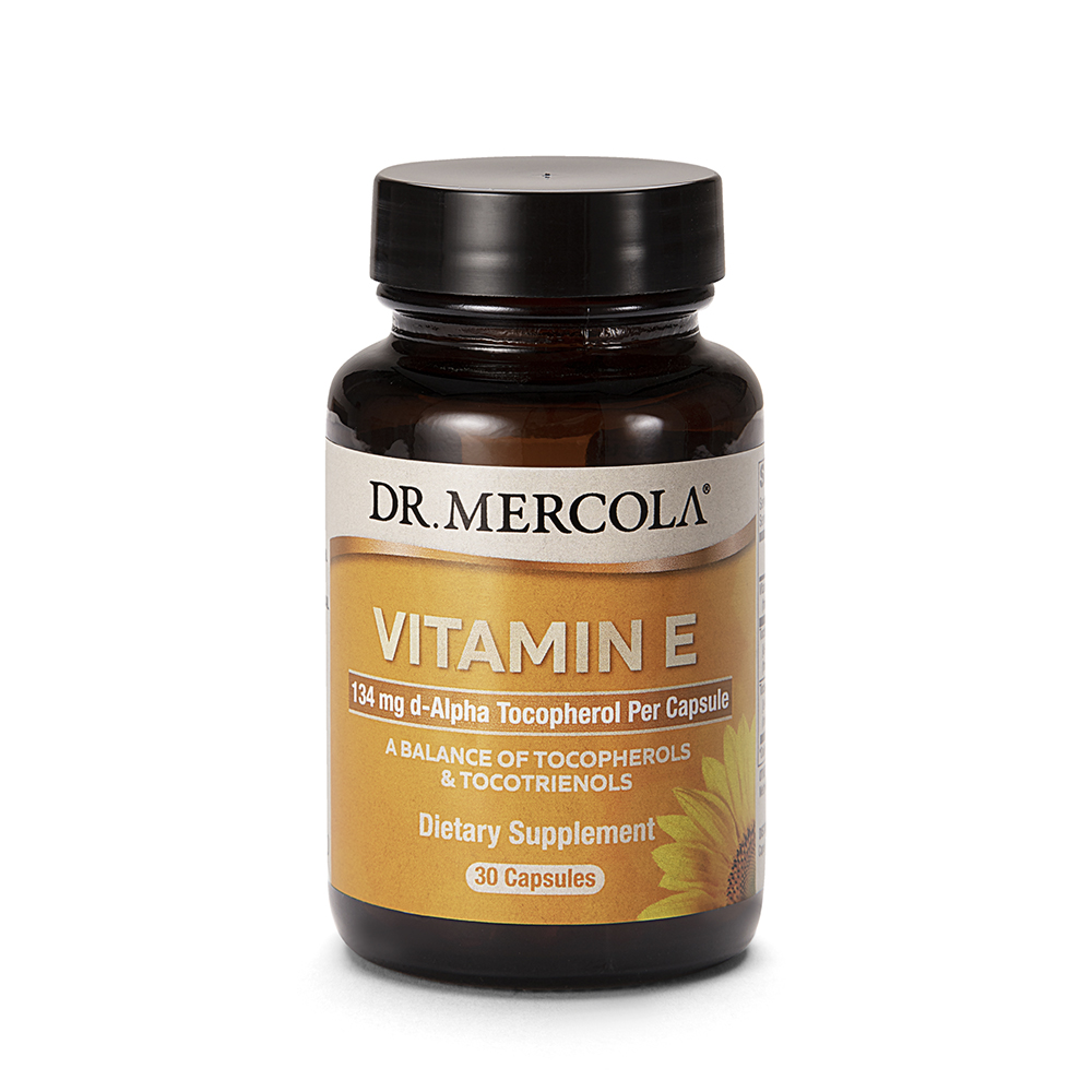Dr. Mercola Vitamin E med tokoferoler och tokotrienoler (30 kapslar) 30 kapslar | Supplements | Apoteka