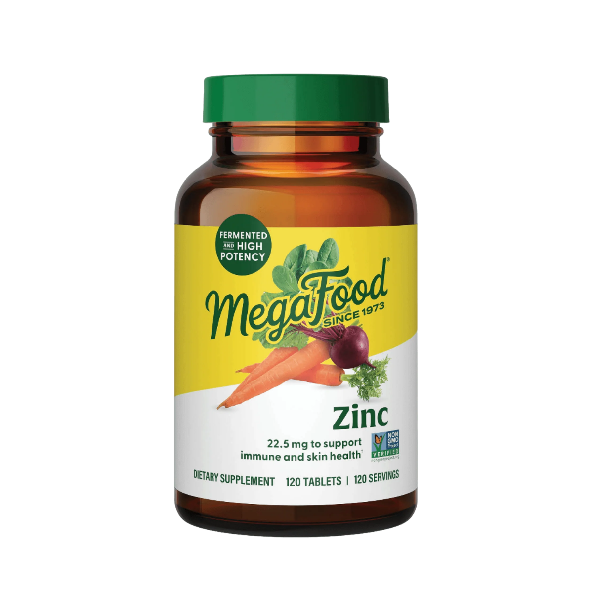 MegaFood Zink 120 tabletter