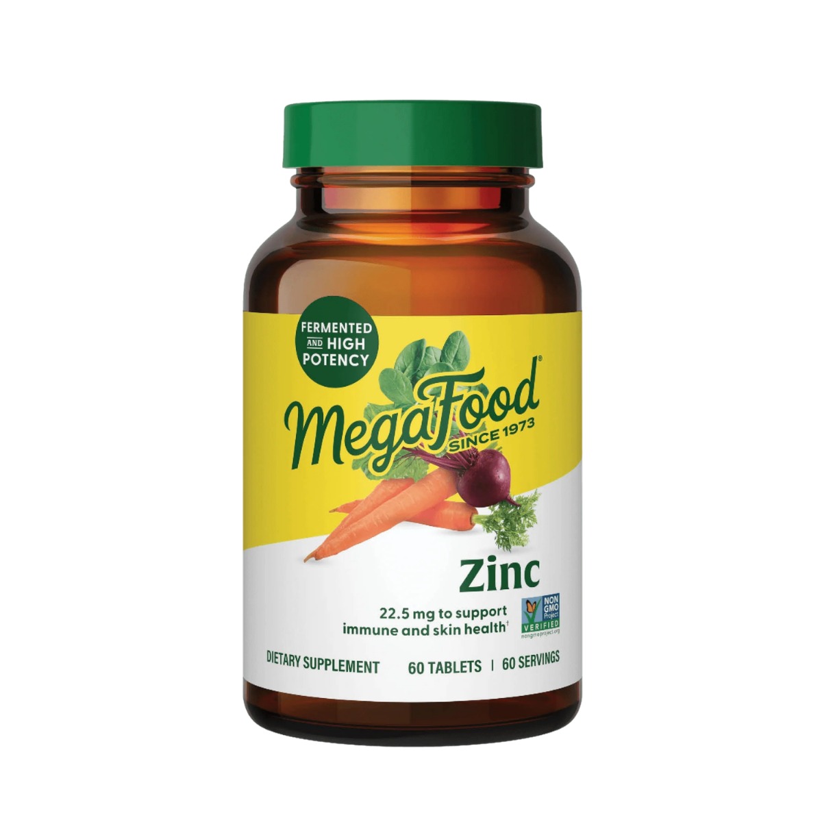 MegaFood Zink 60 tabletter