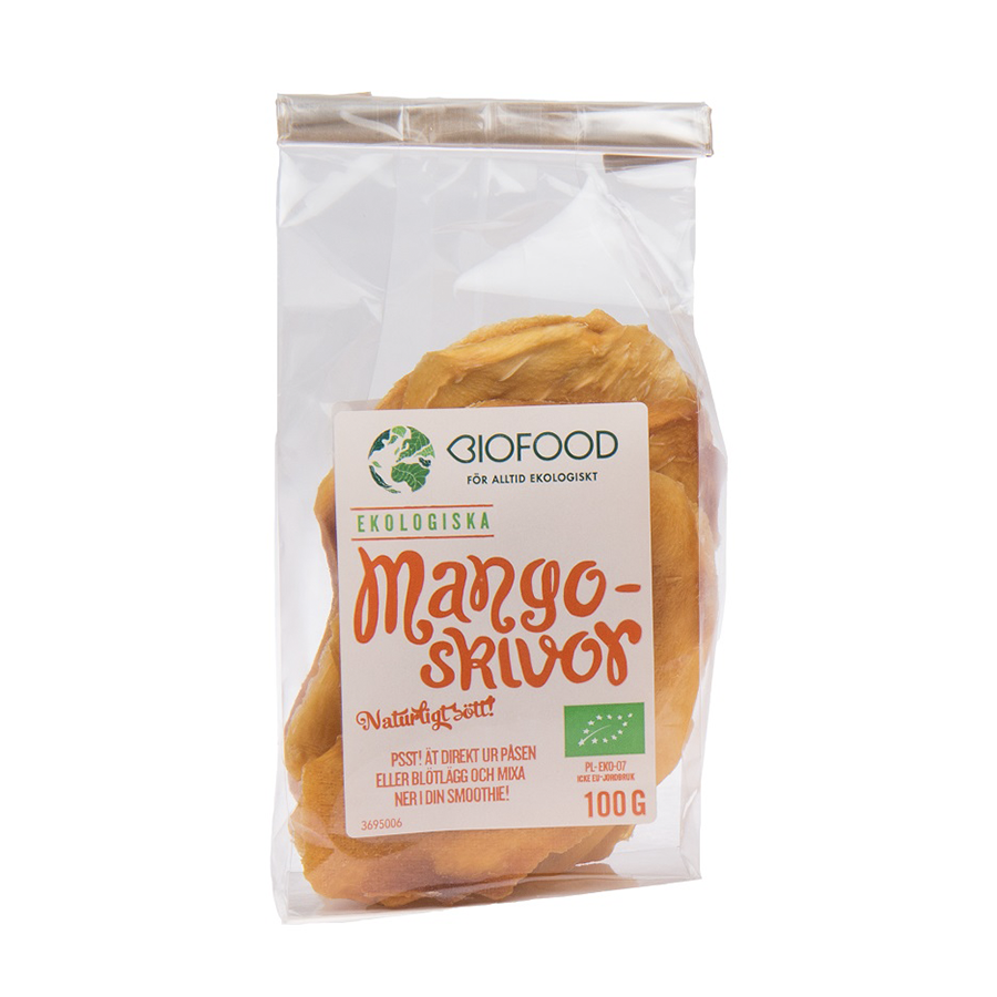 Mangoskivor Torkade 100 g – EKO